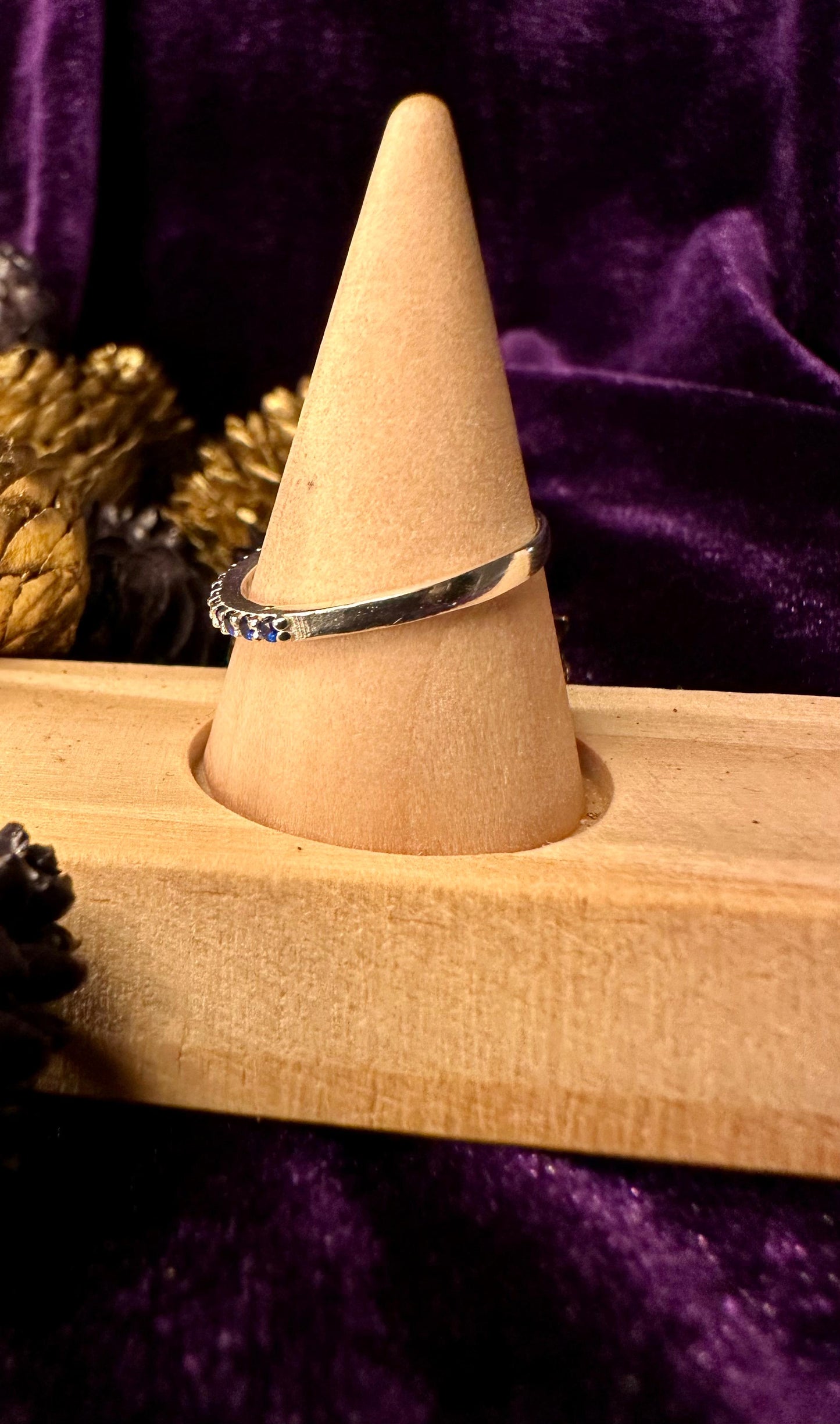 Silver Azul With Zirconium Stones Ring
