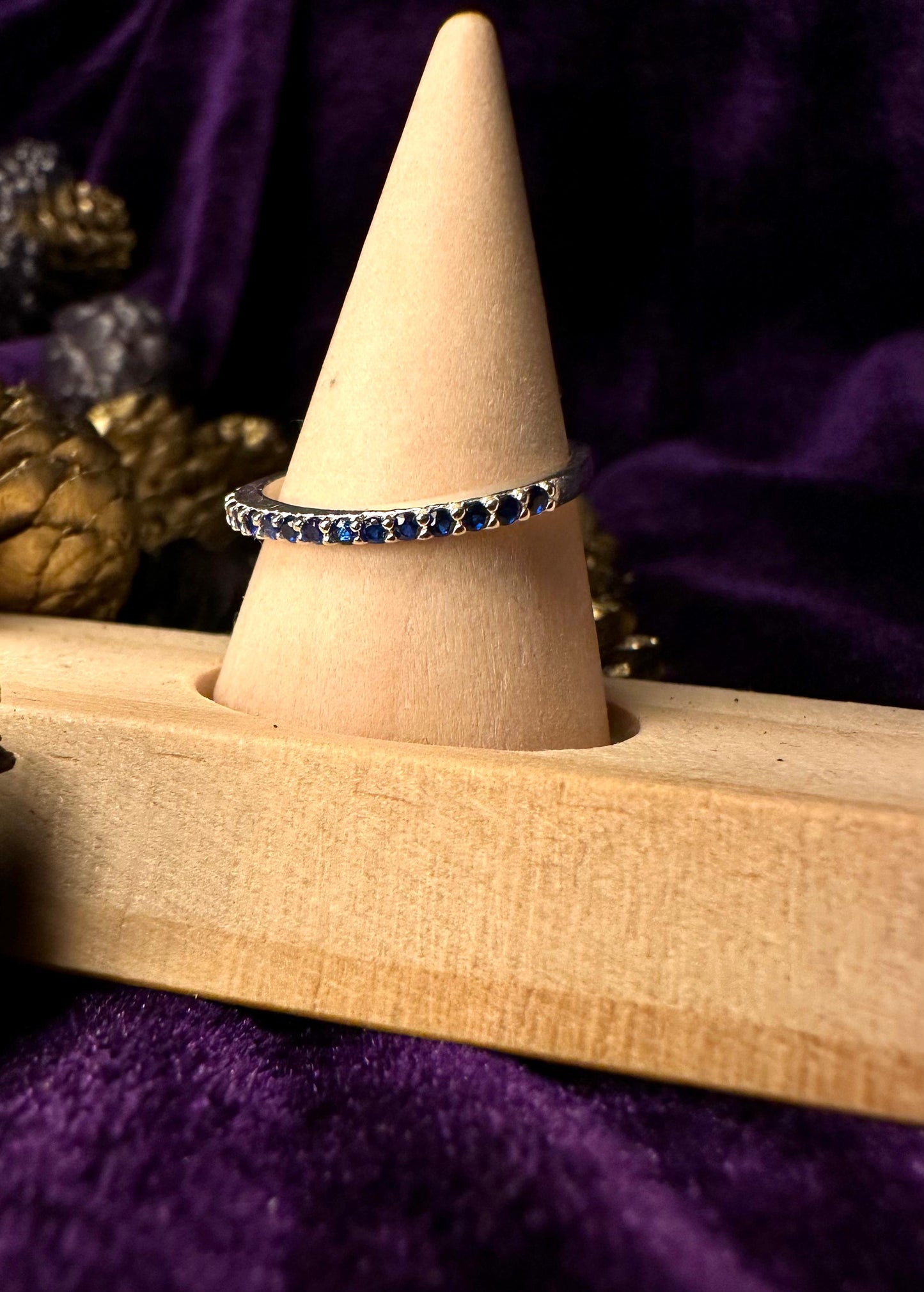 Silver Azul With Zirconium Stones Ring