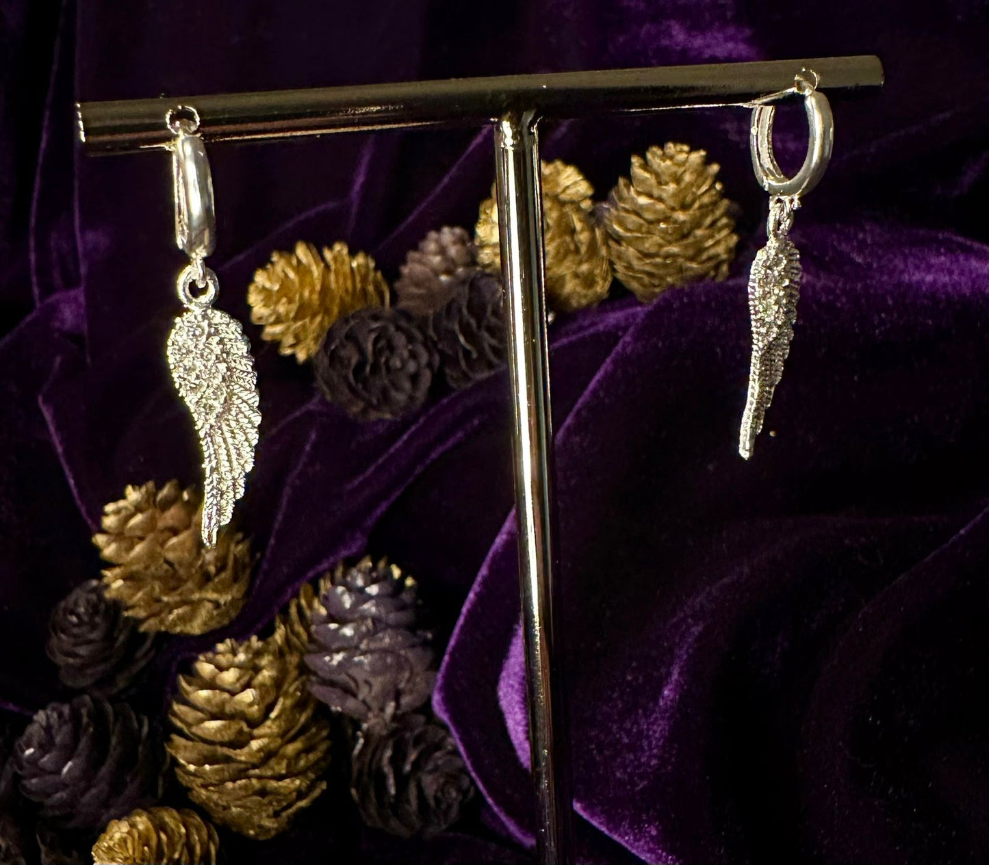Silver Wings Earrings