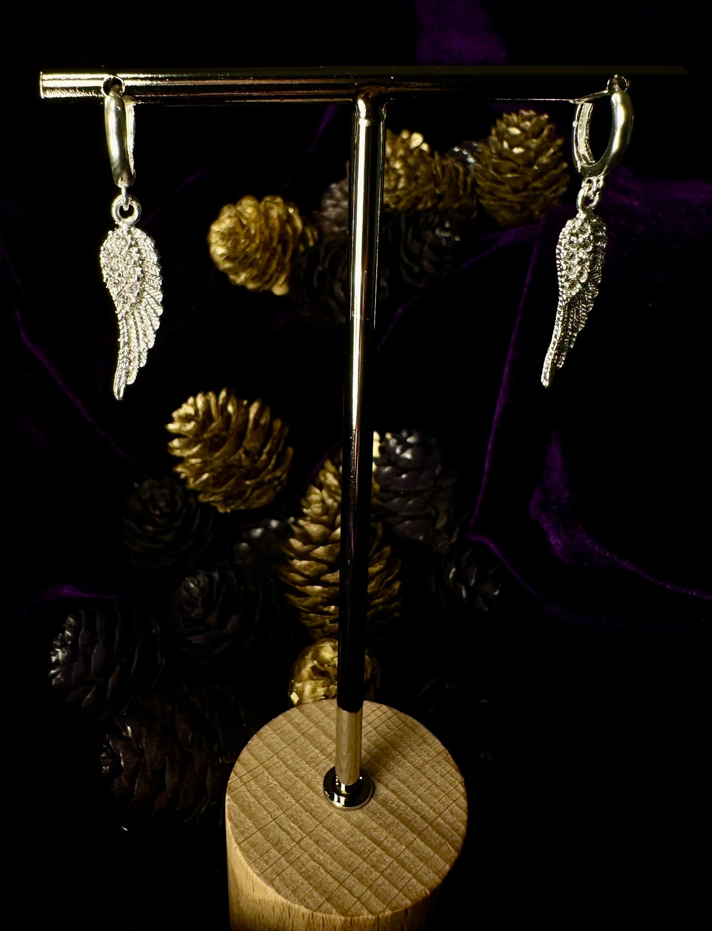Silver Wings Earrings