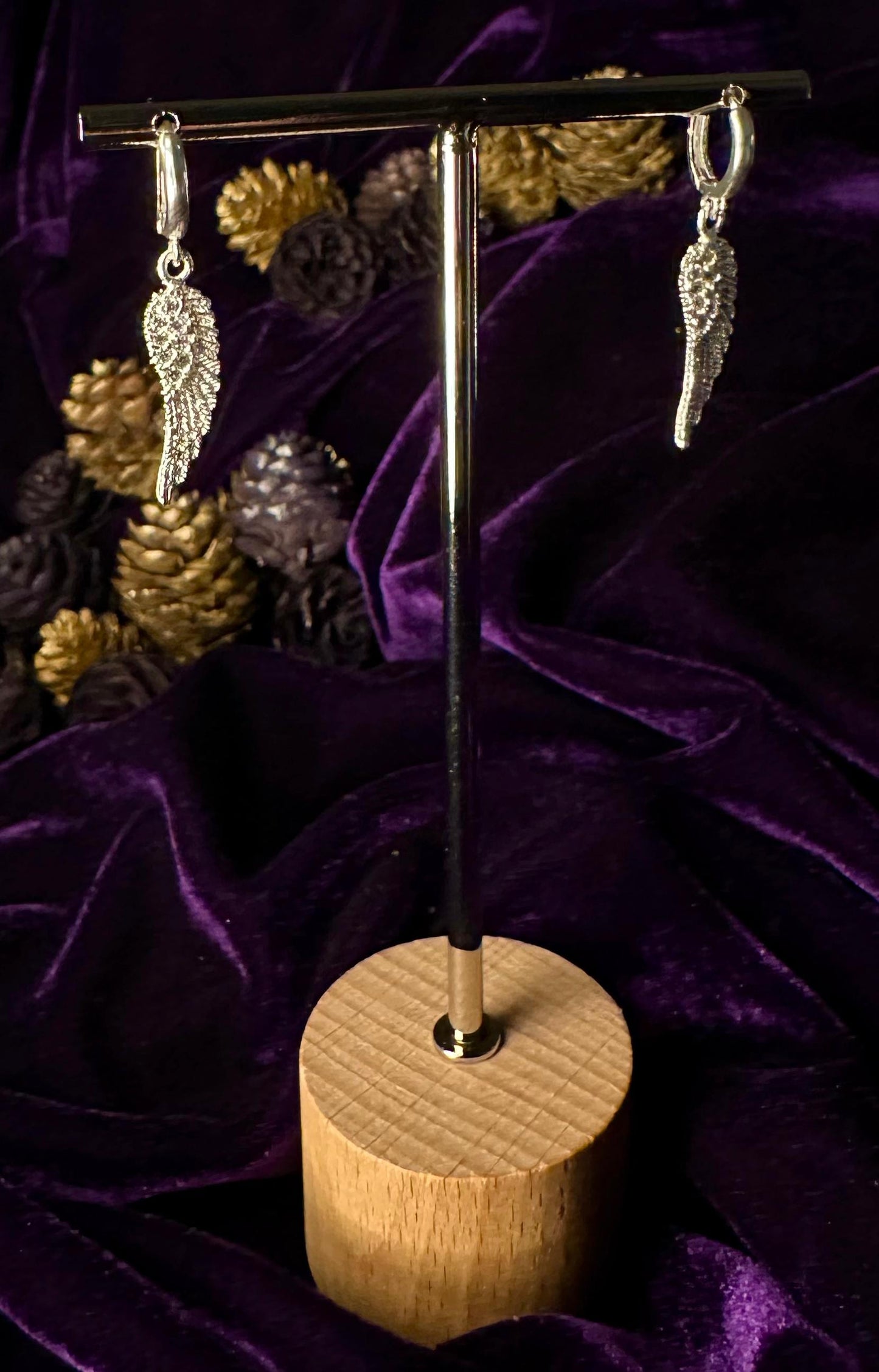 Silver Wings Earrings