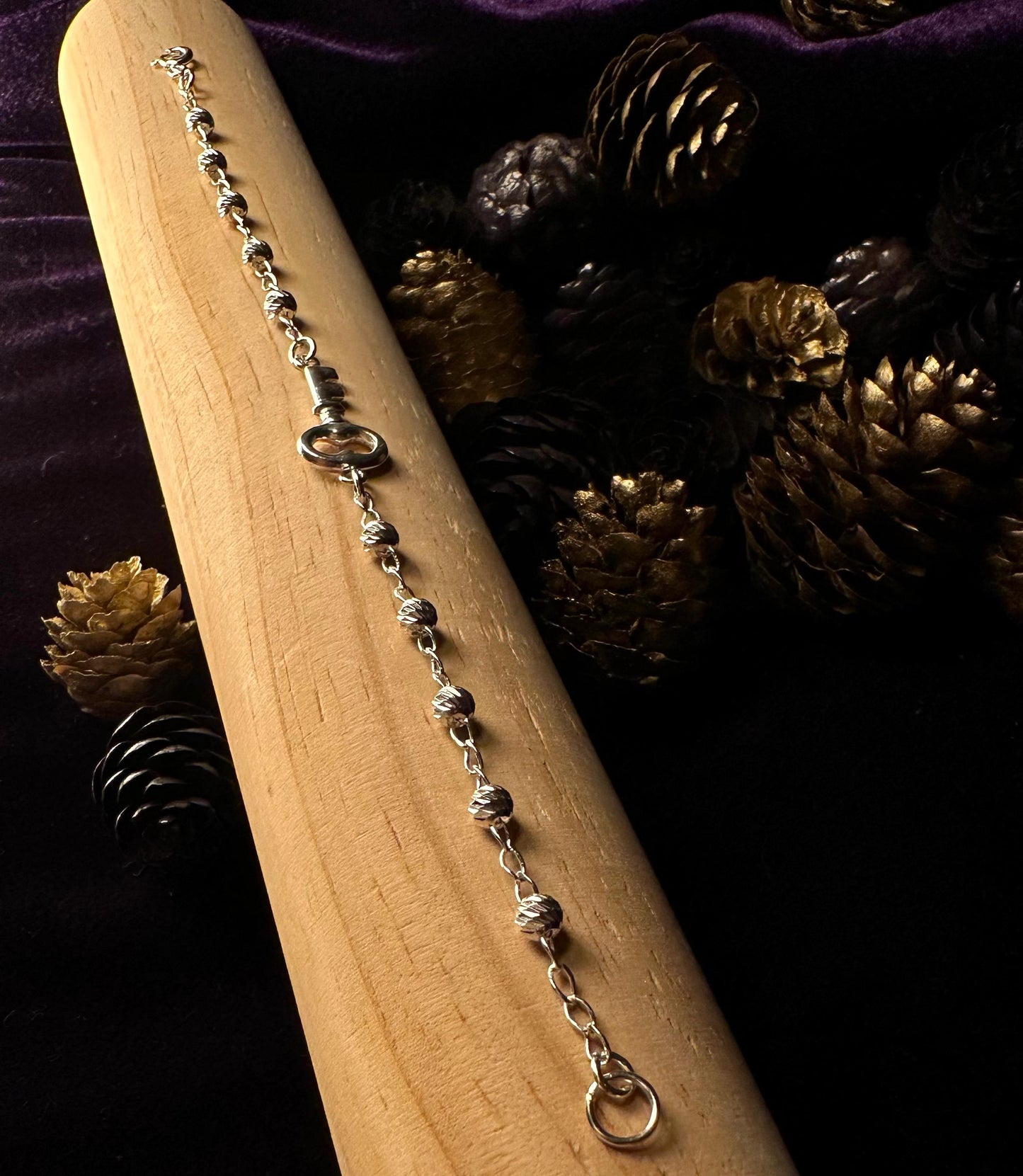 Silver Secret Key Bracelet