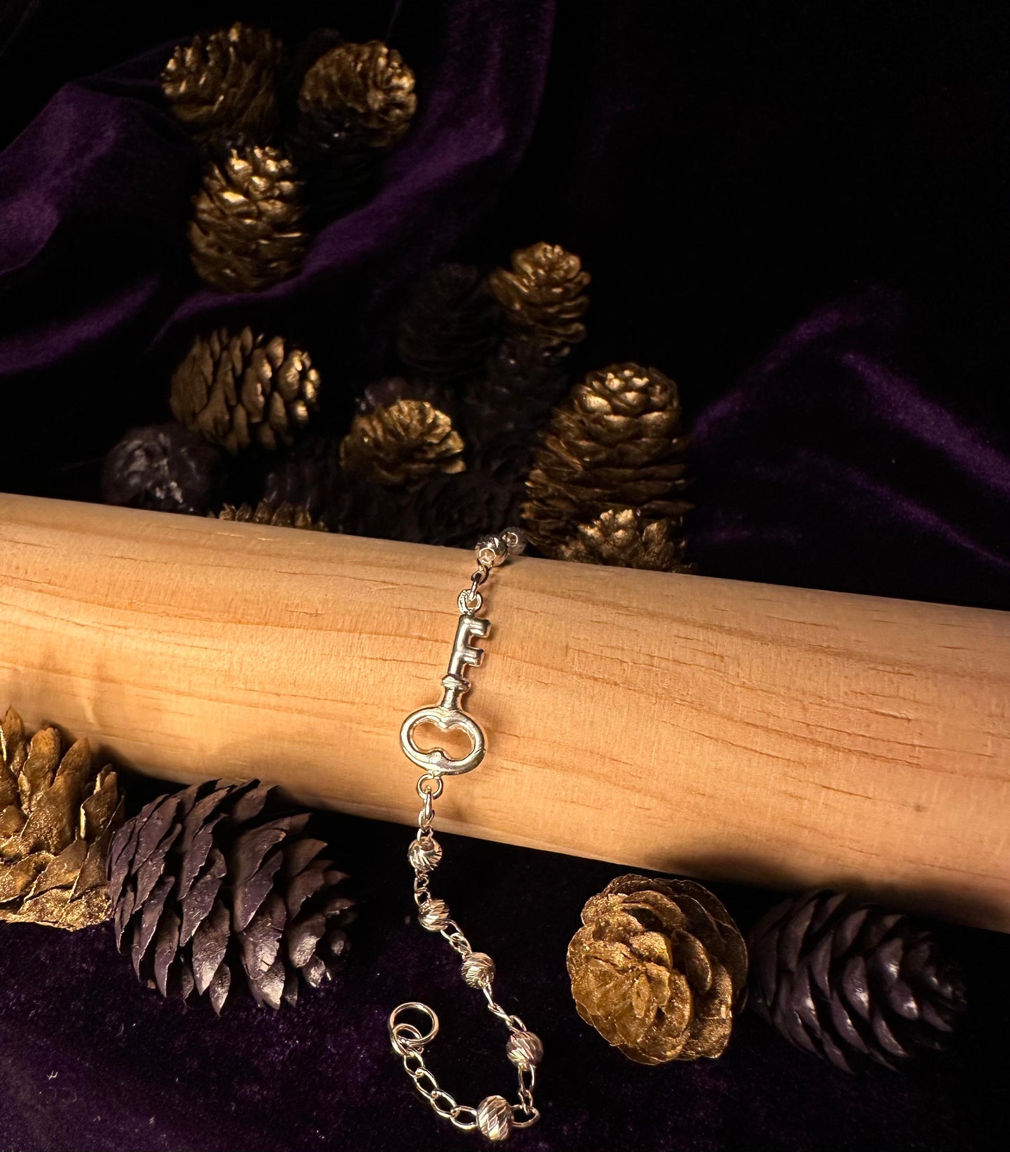 Silver Secret Key Bracelet