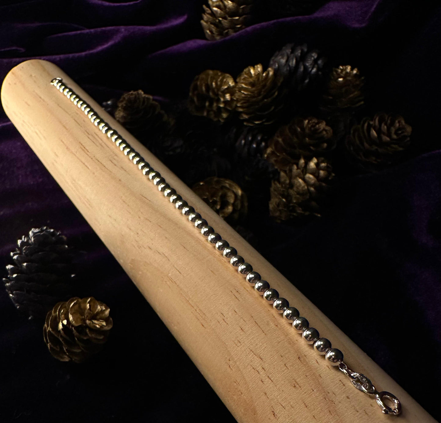 Silver Pearls Bracelet