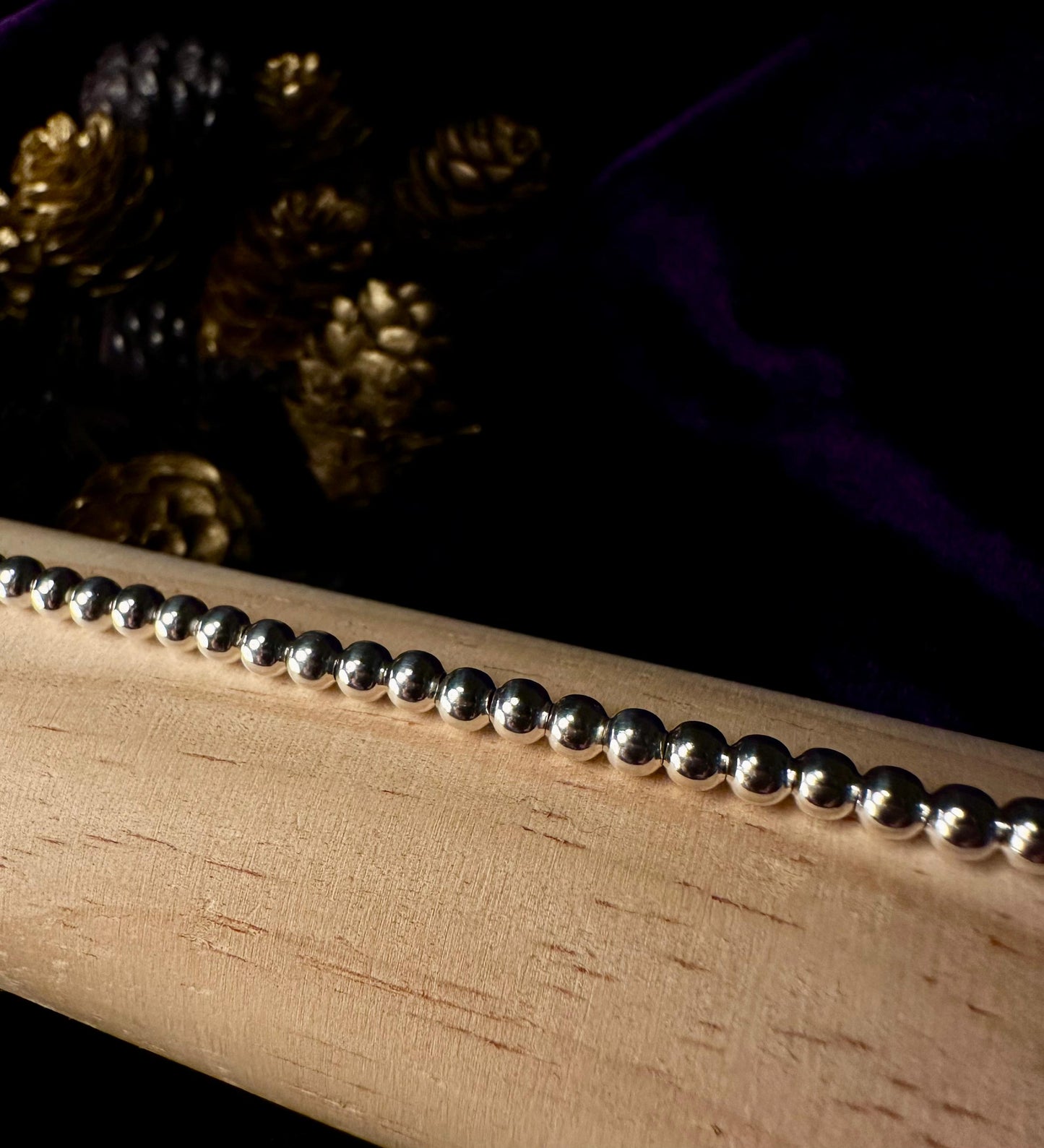 Silver Pearls Bracelet