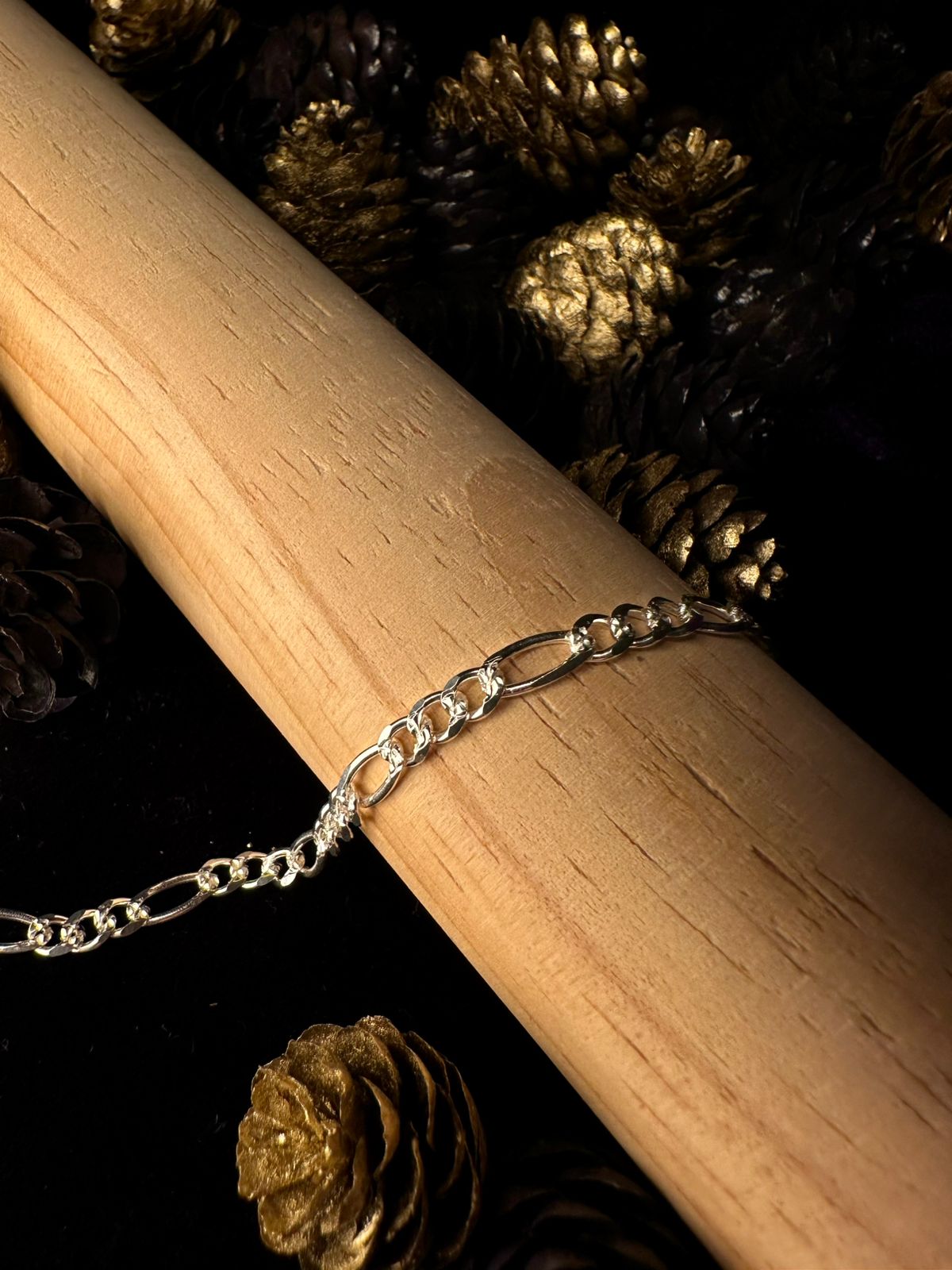 Silver Vintage & Diamond Bracelet