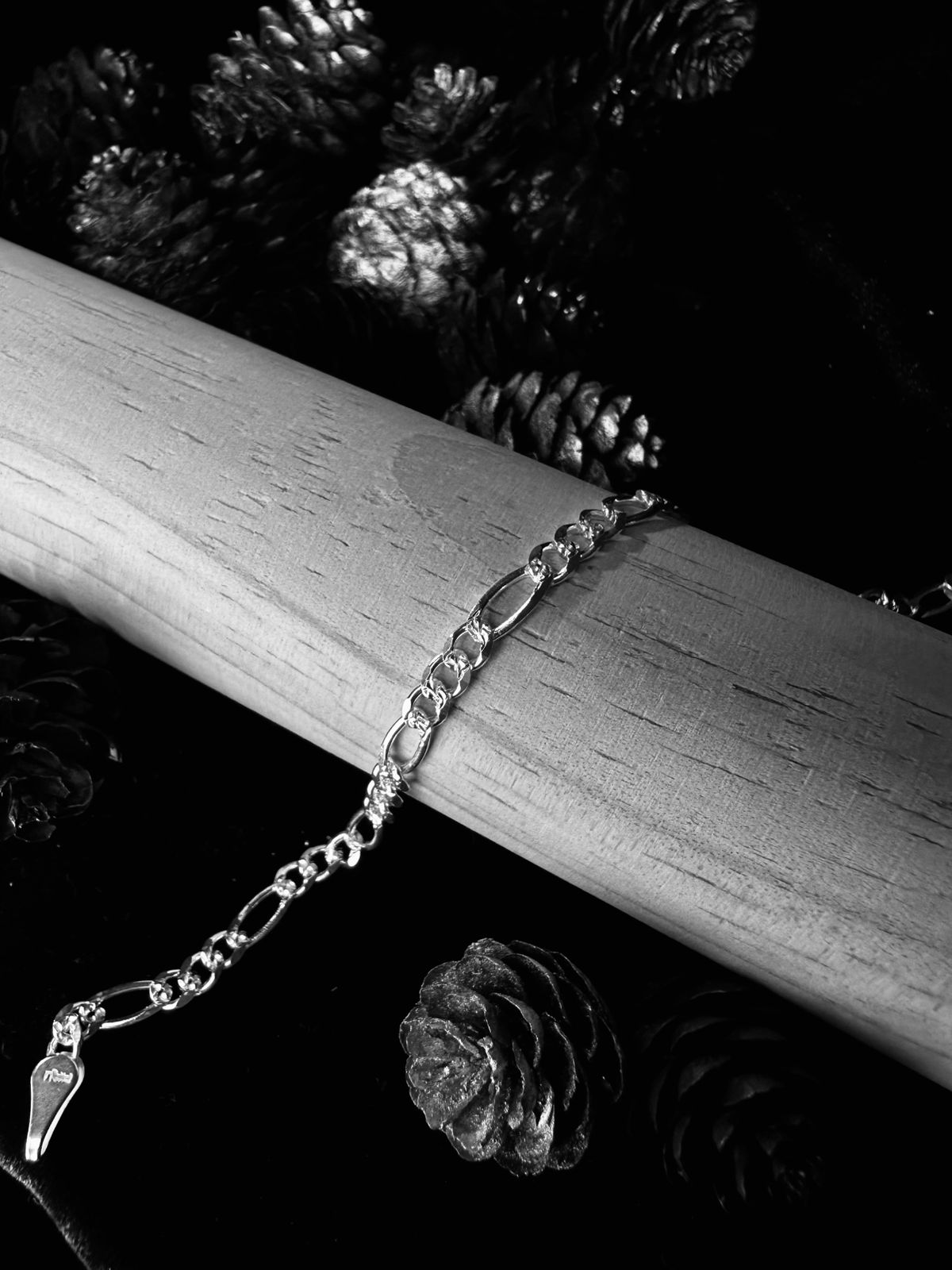Silver Vintage & Diamond Bracelet
