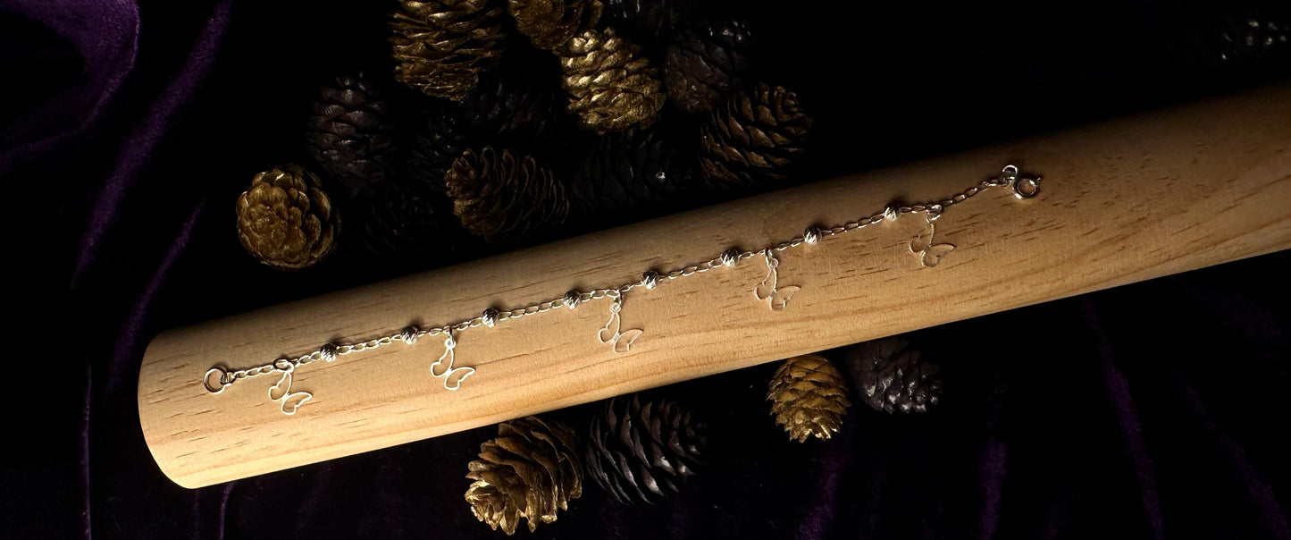Silver Butterflies Bracelet