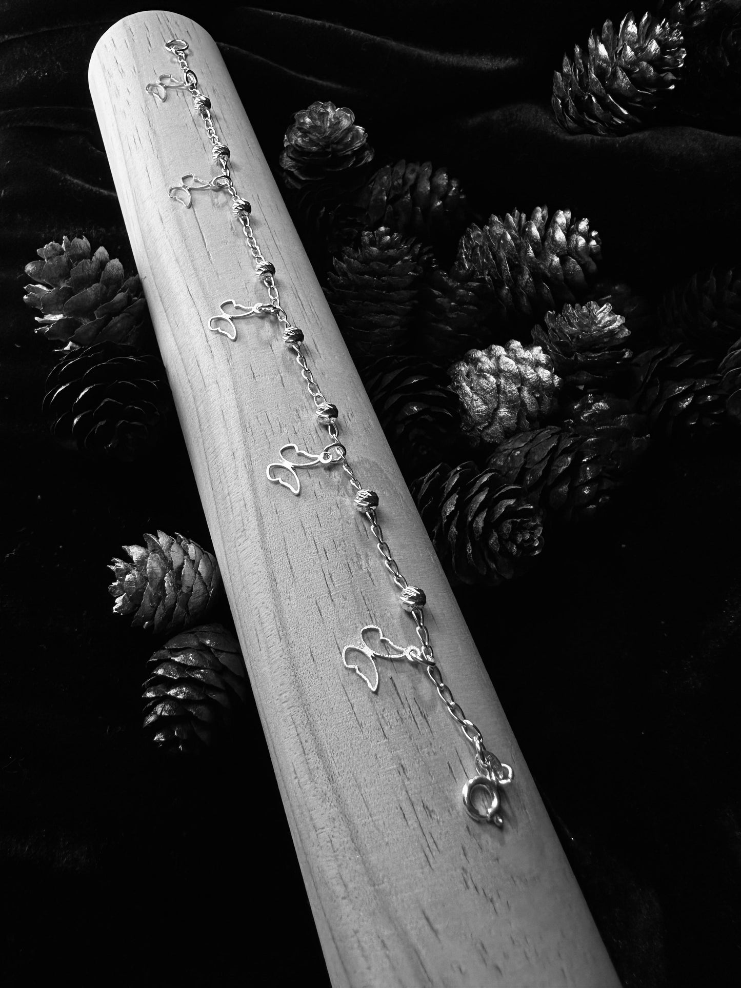 Silver Butterflies Bracelet