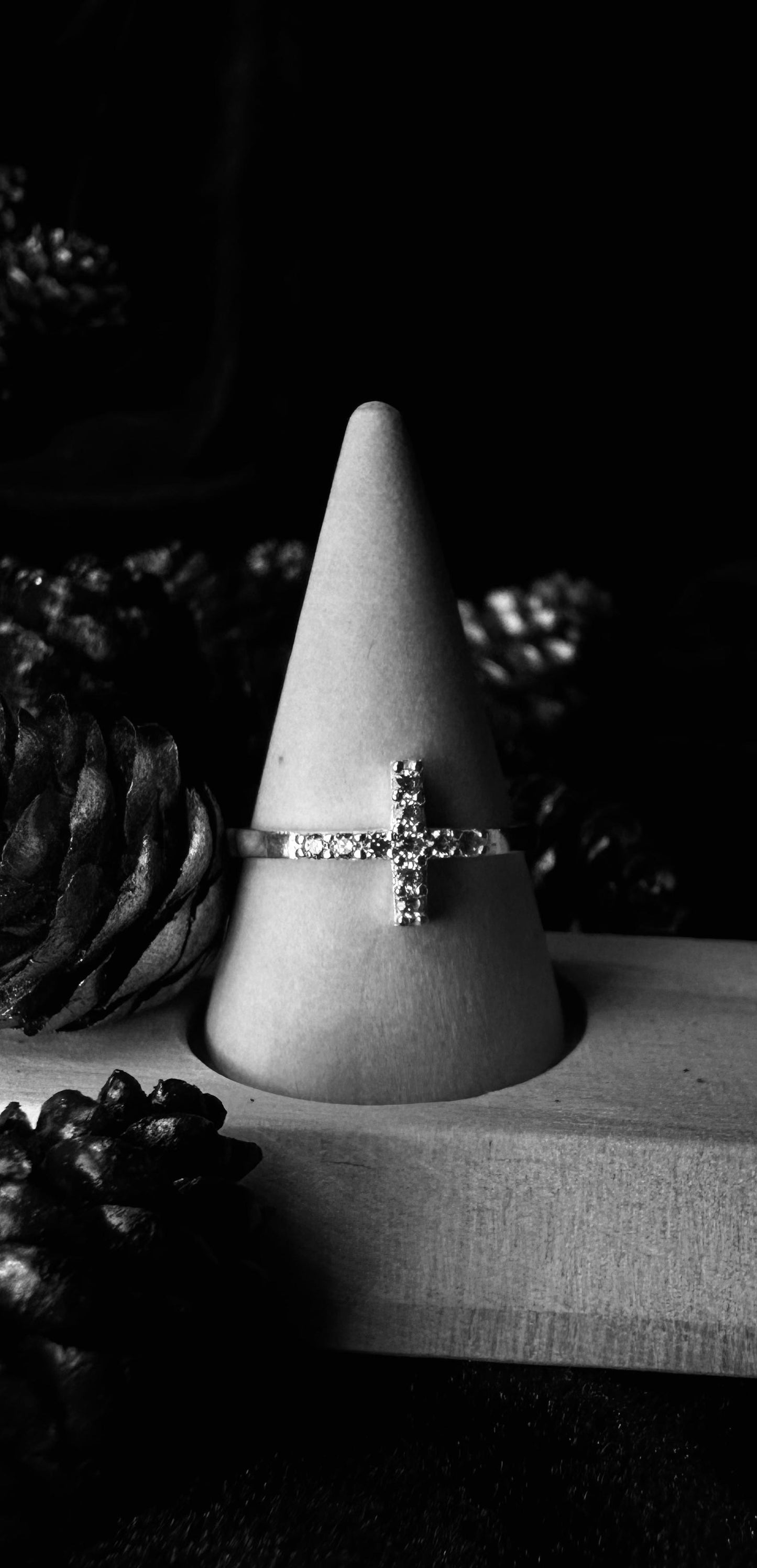 Silver Cross Ring