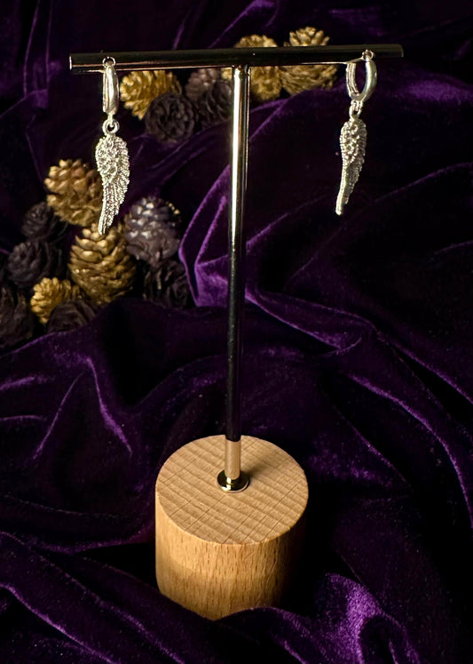 Silver Wings Earrings