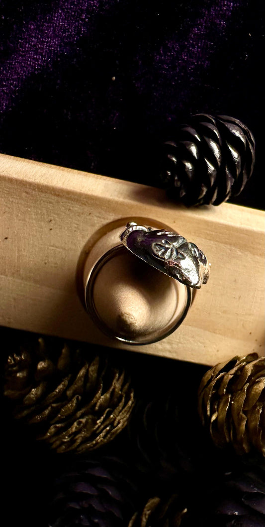 Silver Ring El Corazon