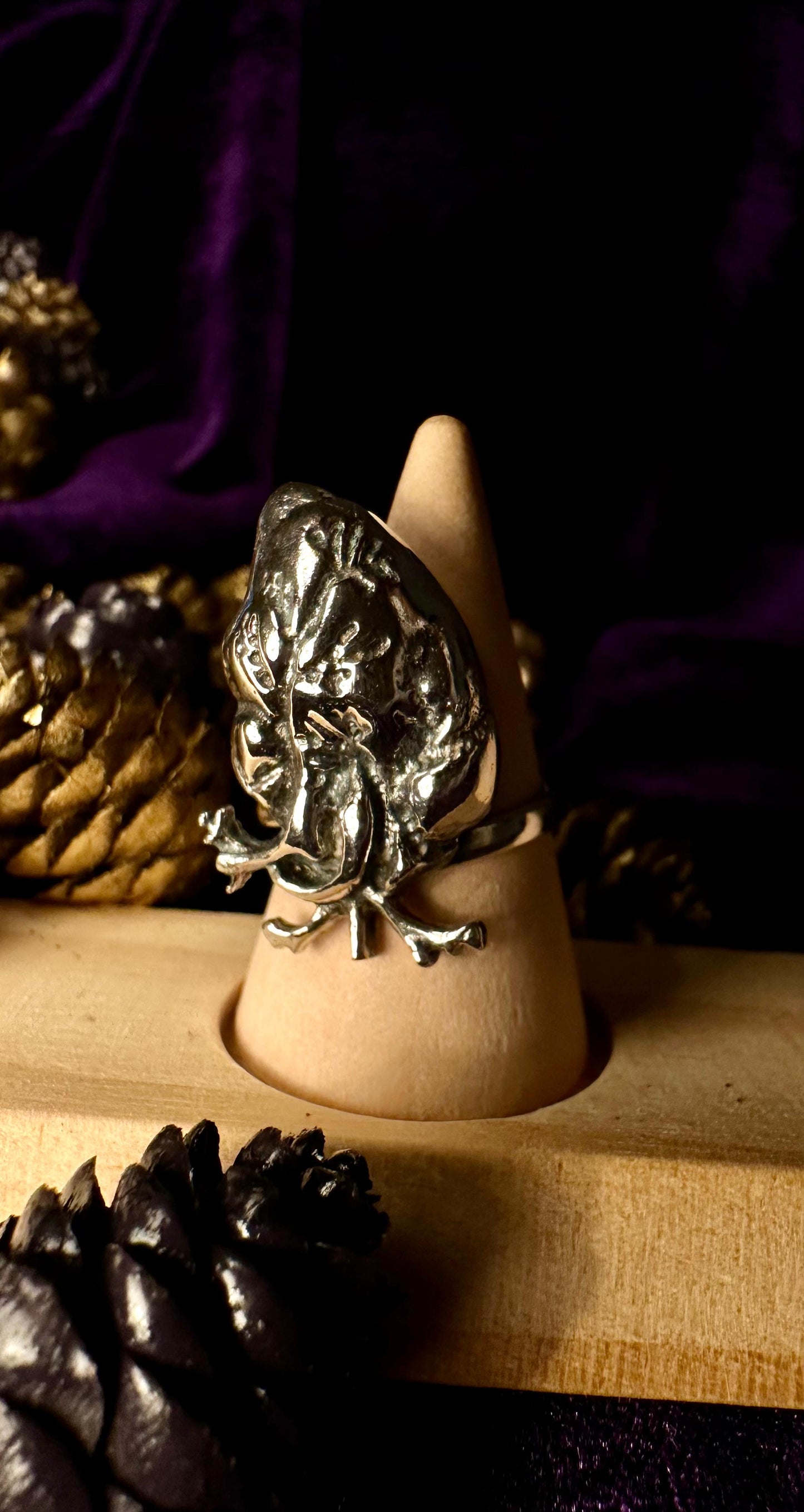 Silver Ring El Corazon