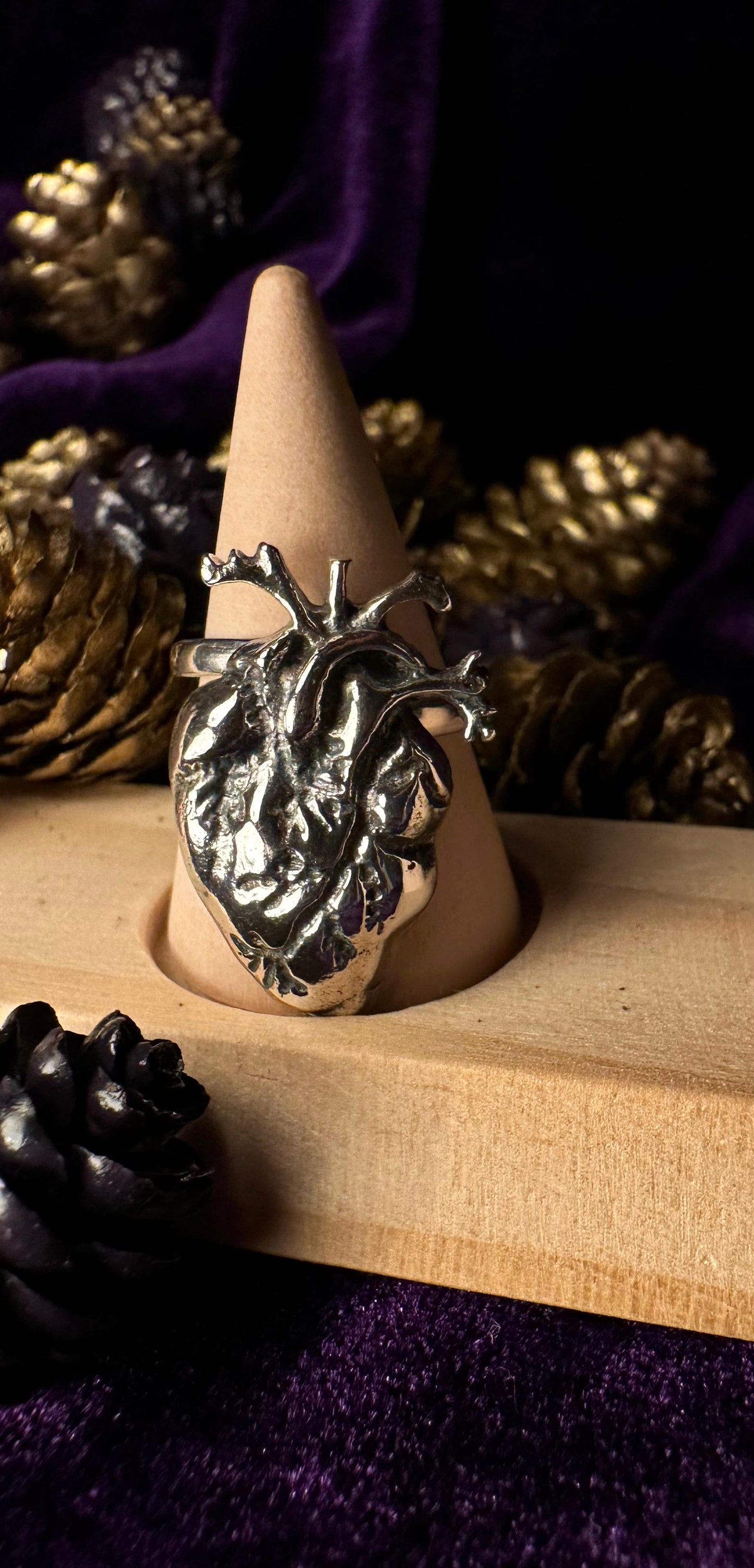 Silver Ring El Corazon