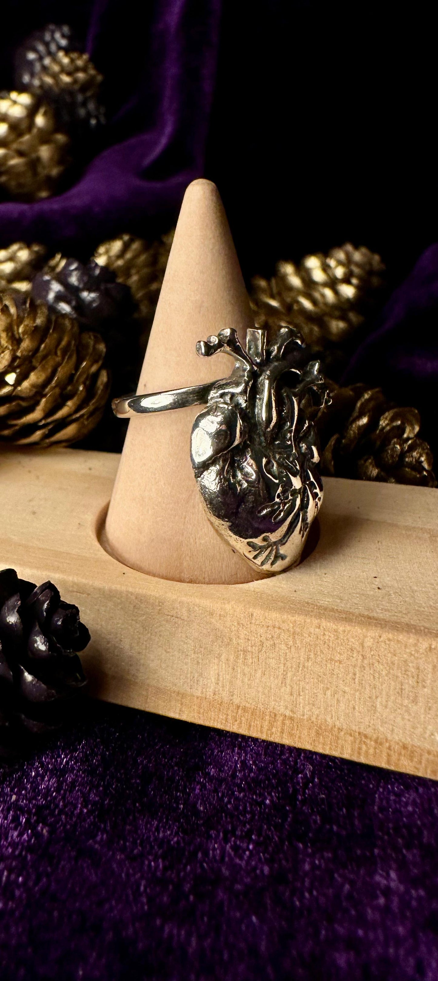 Silver Ring El Corazon