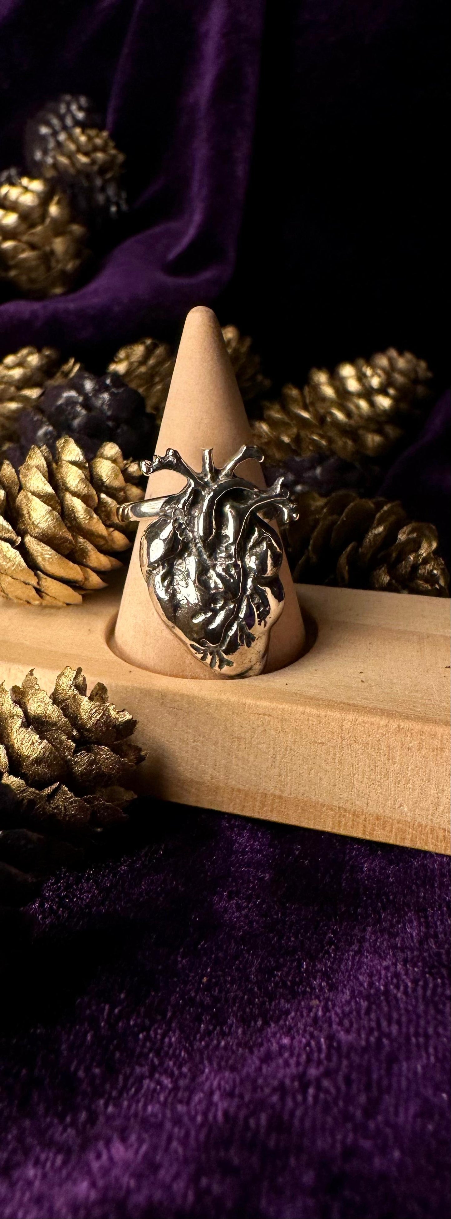Silver Ring El Corazon