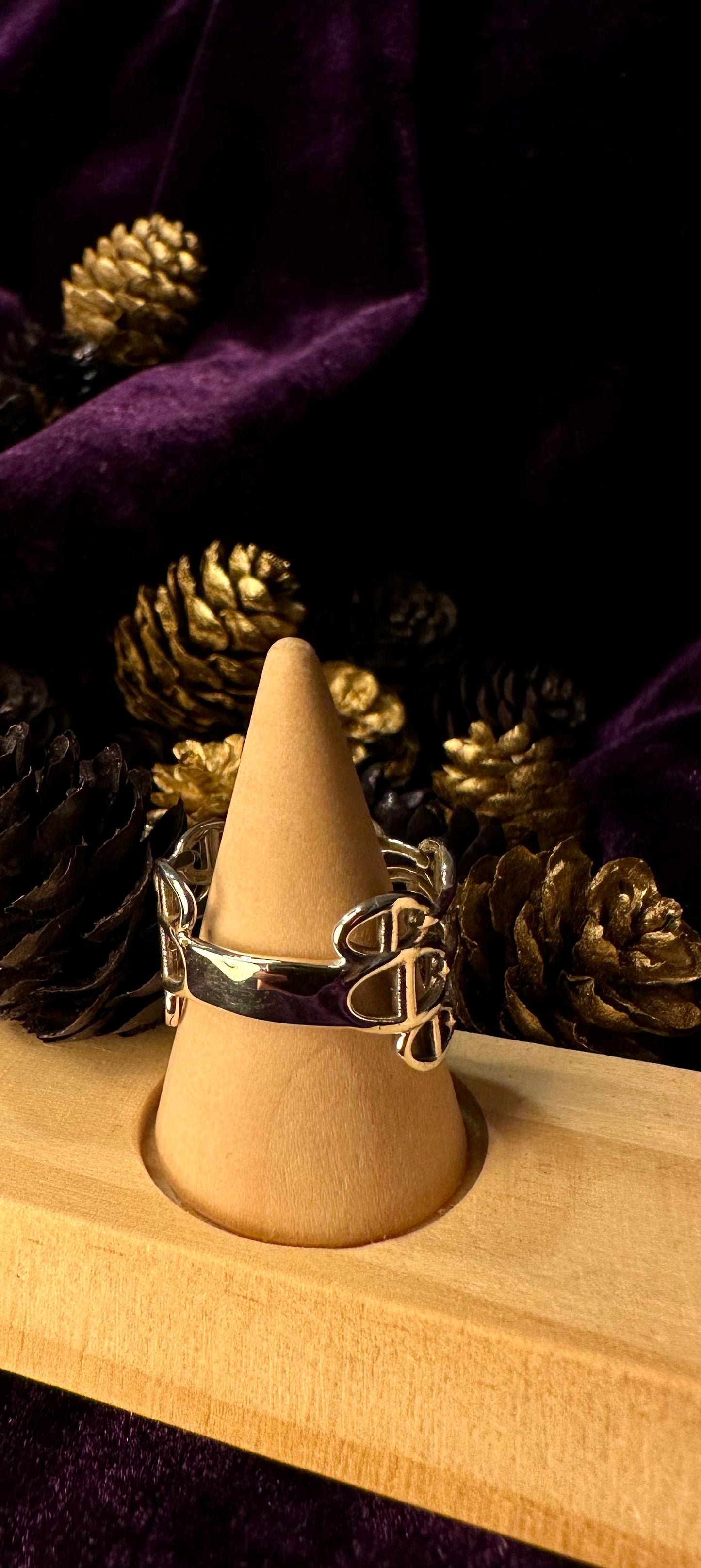 Silver Big Habibi Ring