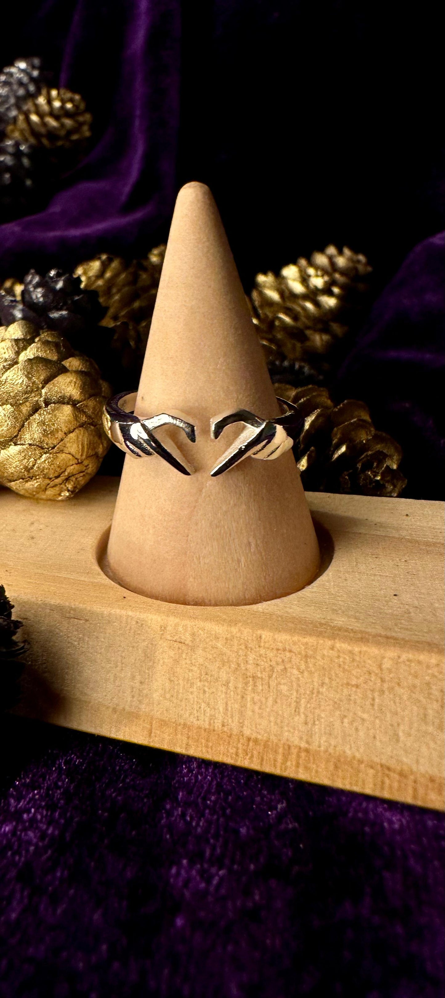Silver I Love You Ring