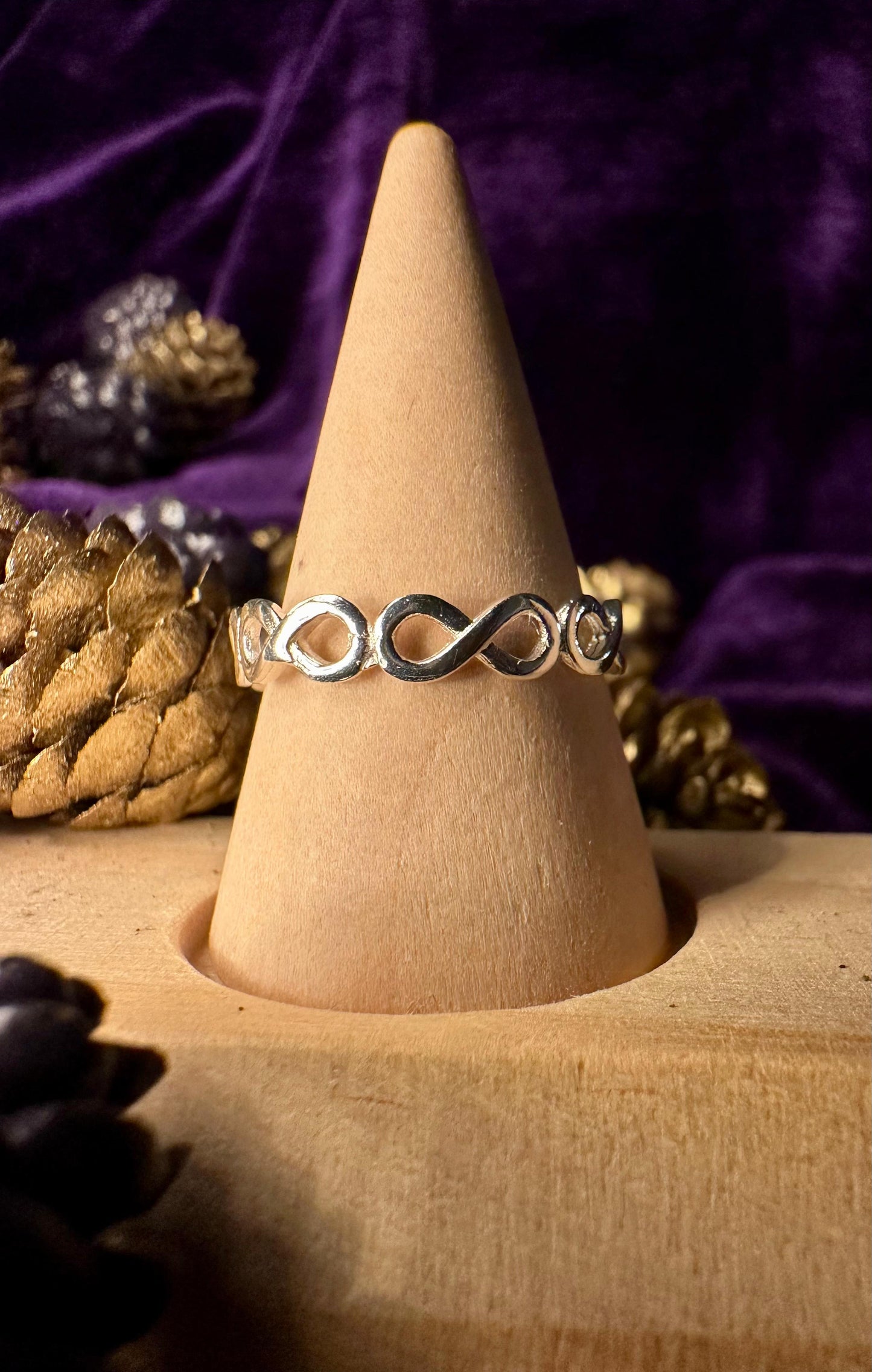 Silver Infinity Love Ring
