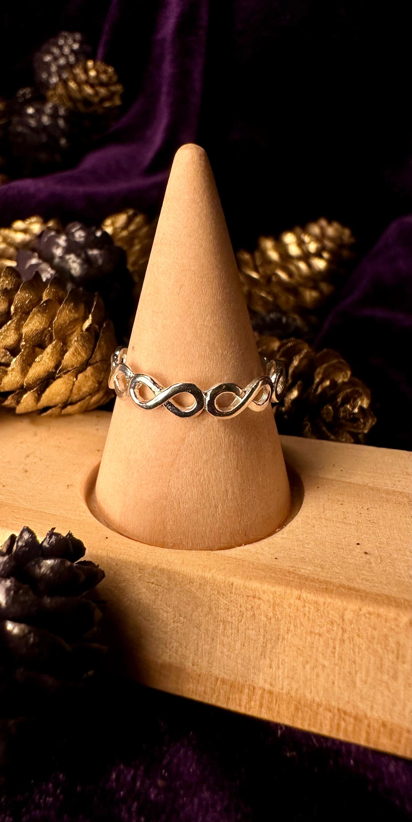 Silver Infinity Love Ring