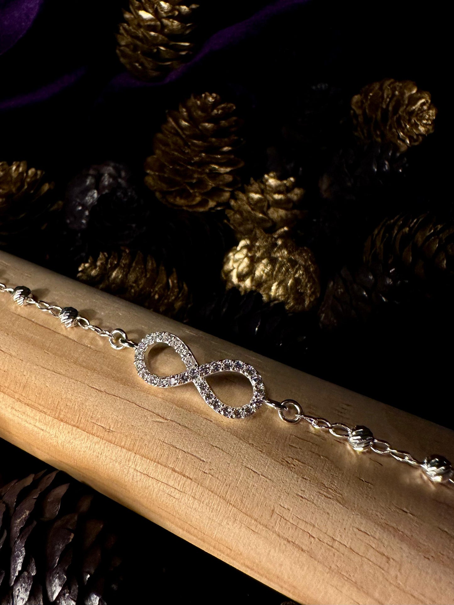 Silver Infinity Love Bracelet