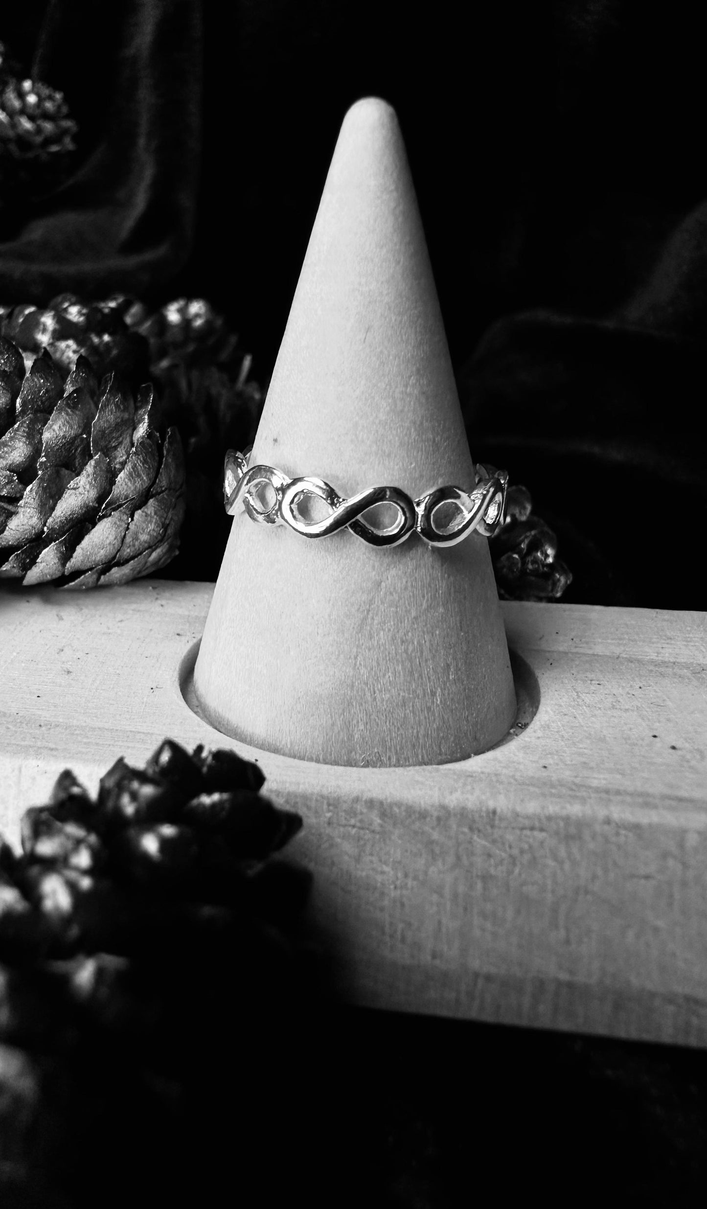 Silver Infinity Love Ring