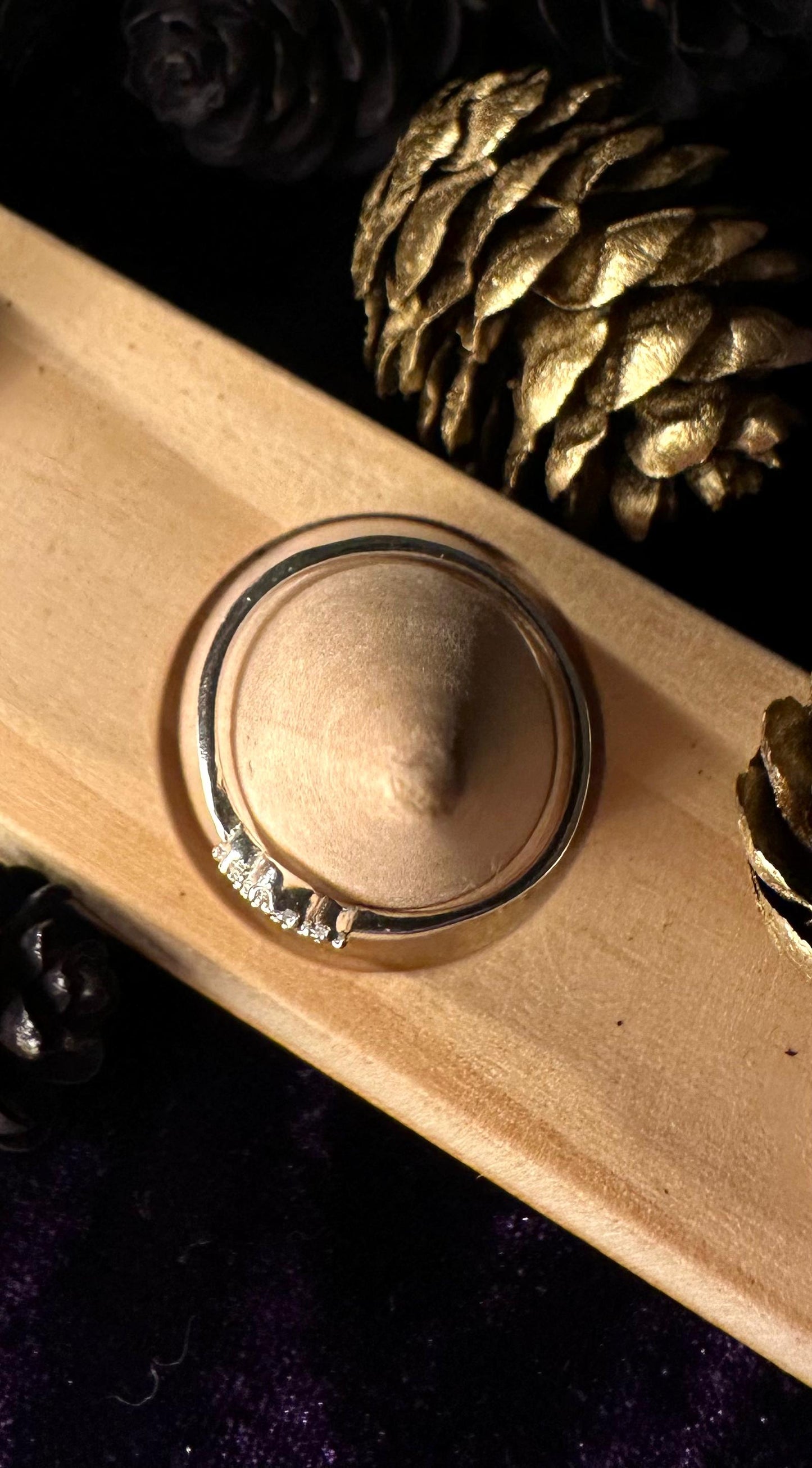 Silver Lotus Flower Ring