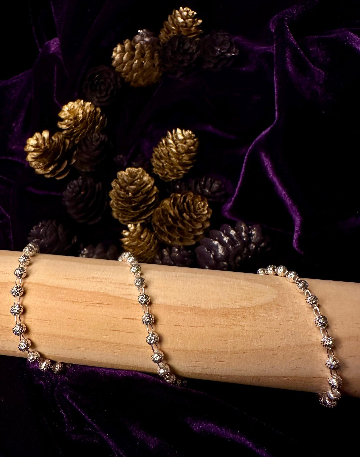 Silver Beads Necklace