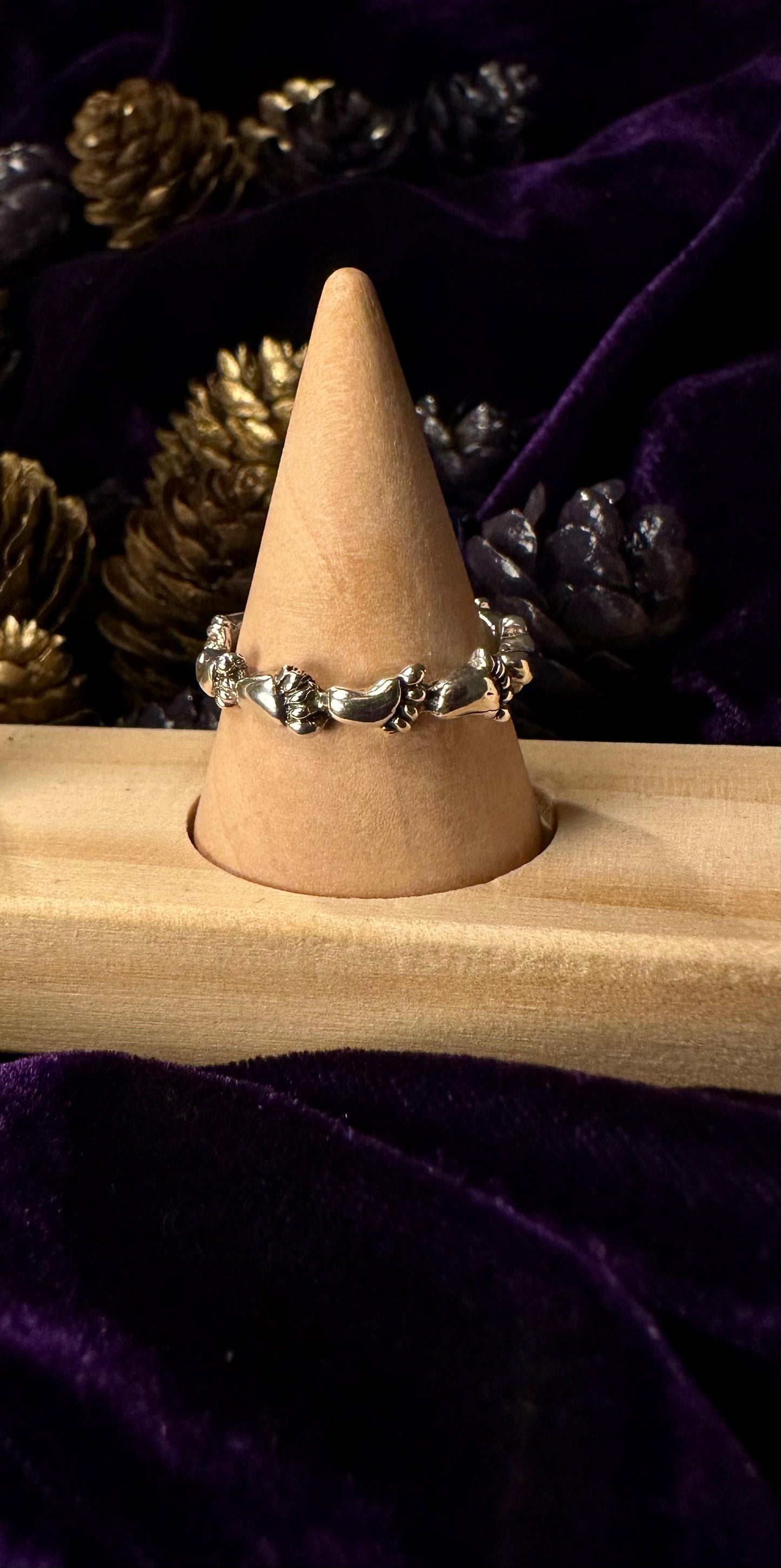 Ring Silver Baby Feet