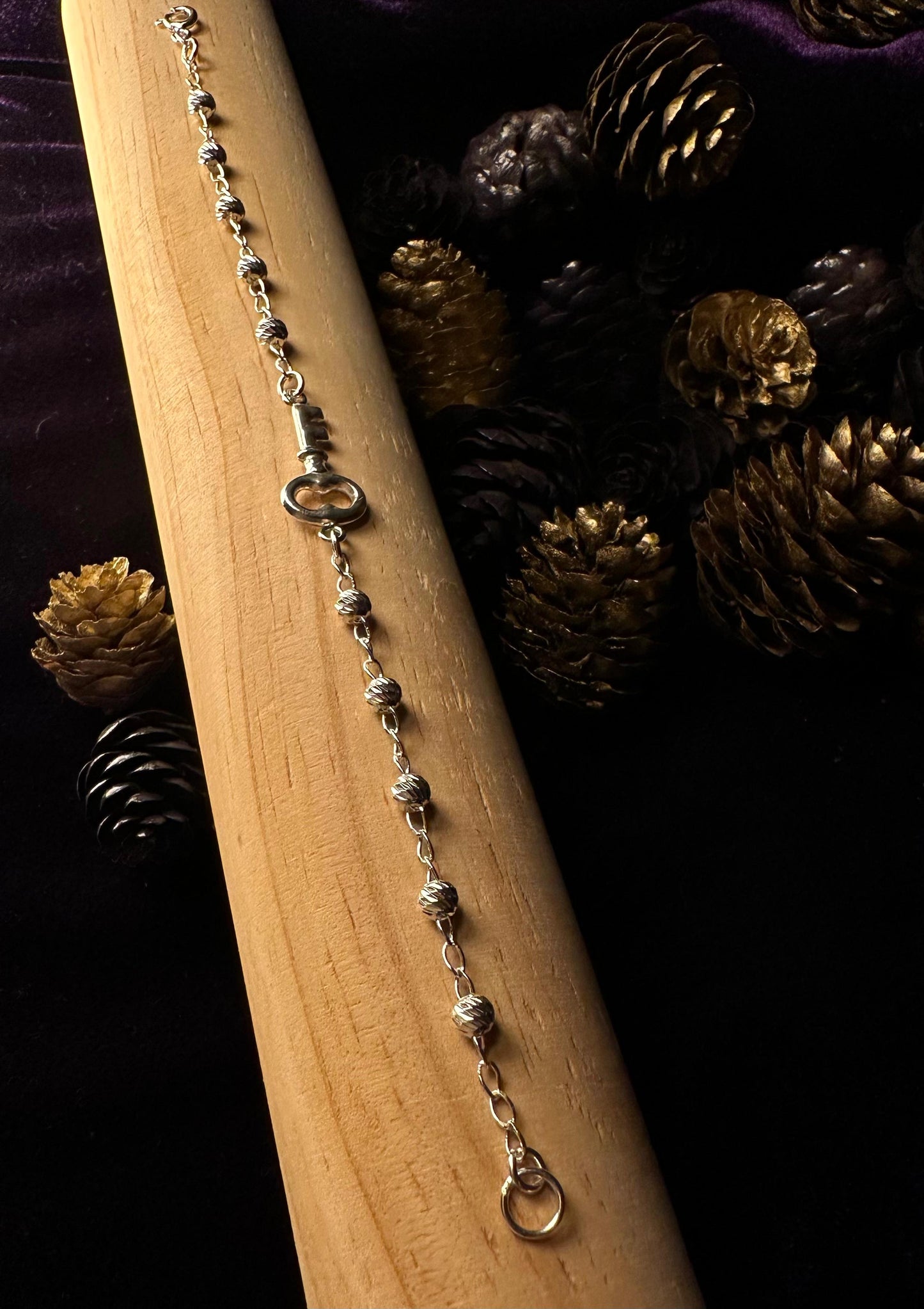 Silver Secret Key Bracelet