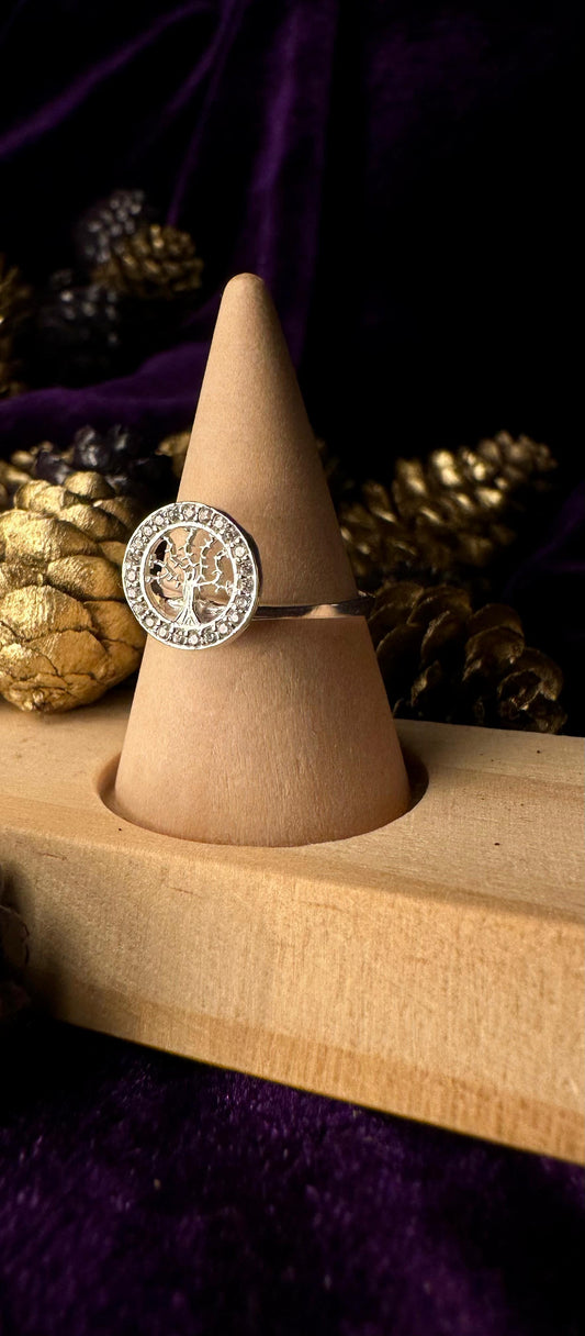 Silver Tree of Life Ring