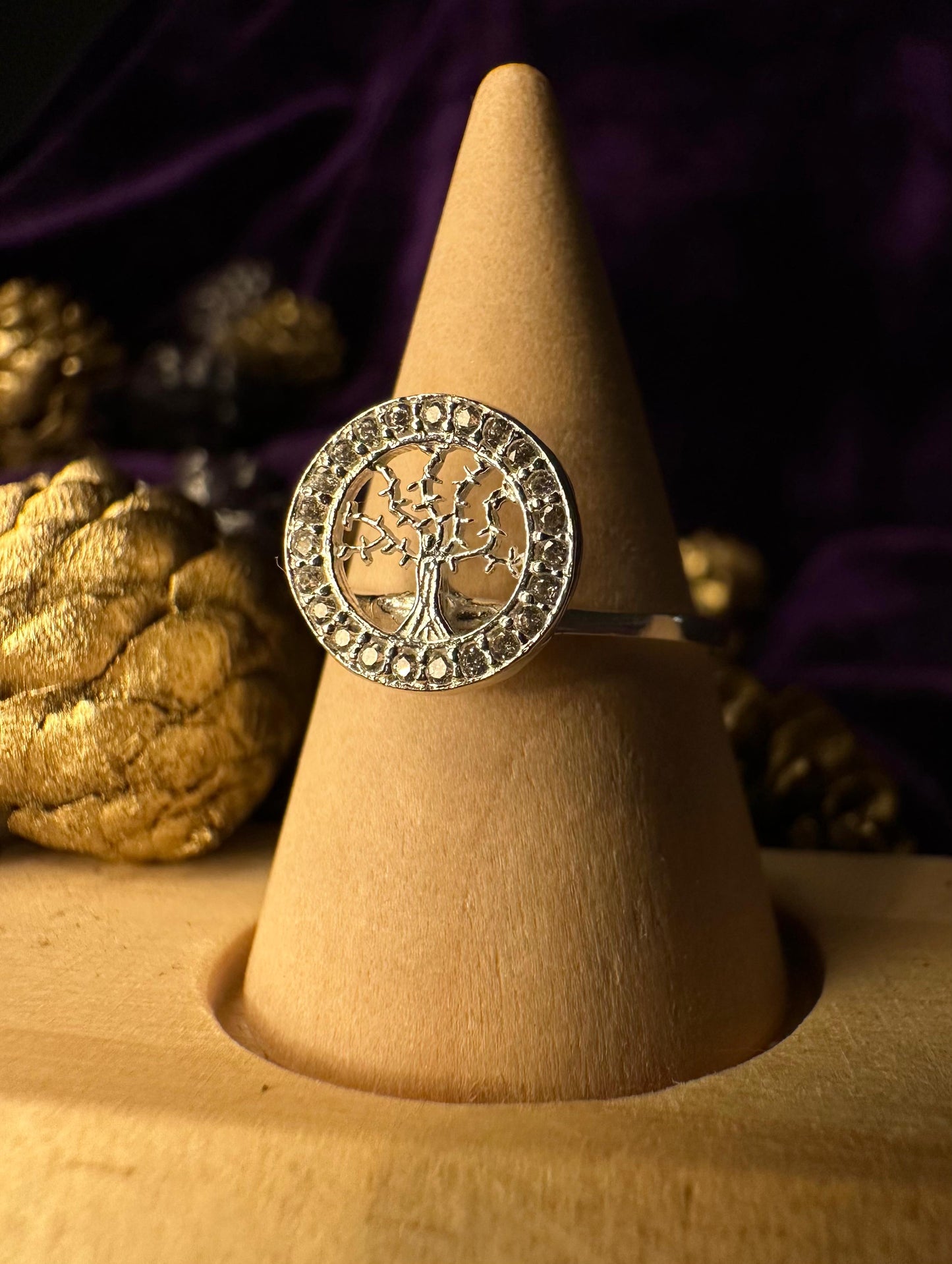 Silver Tree of Life Ring