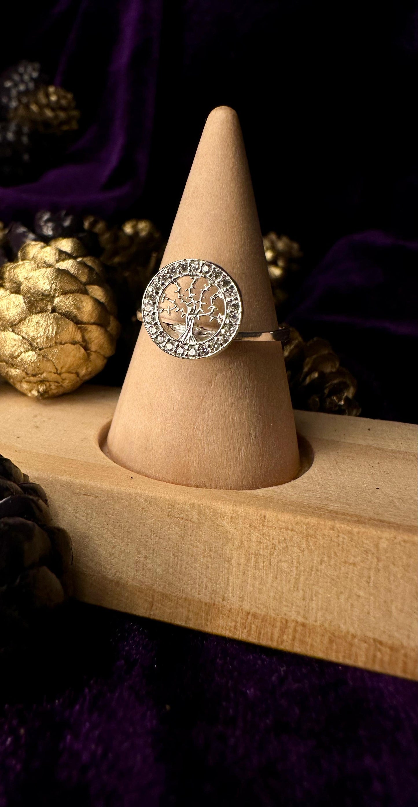 Silver Tree of Life Ring